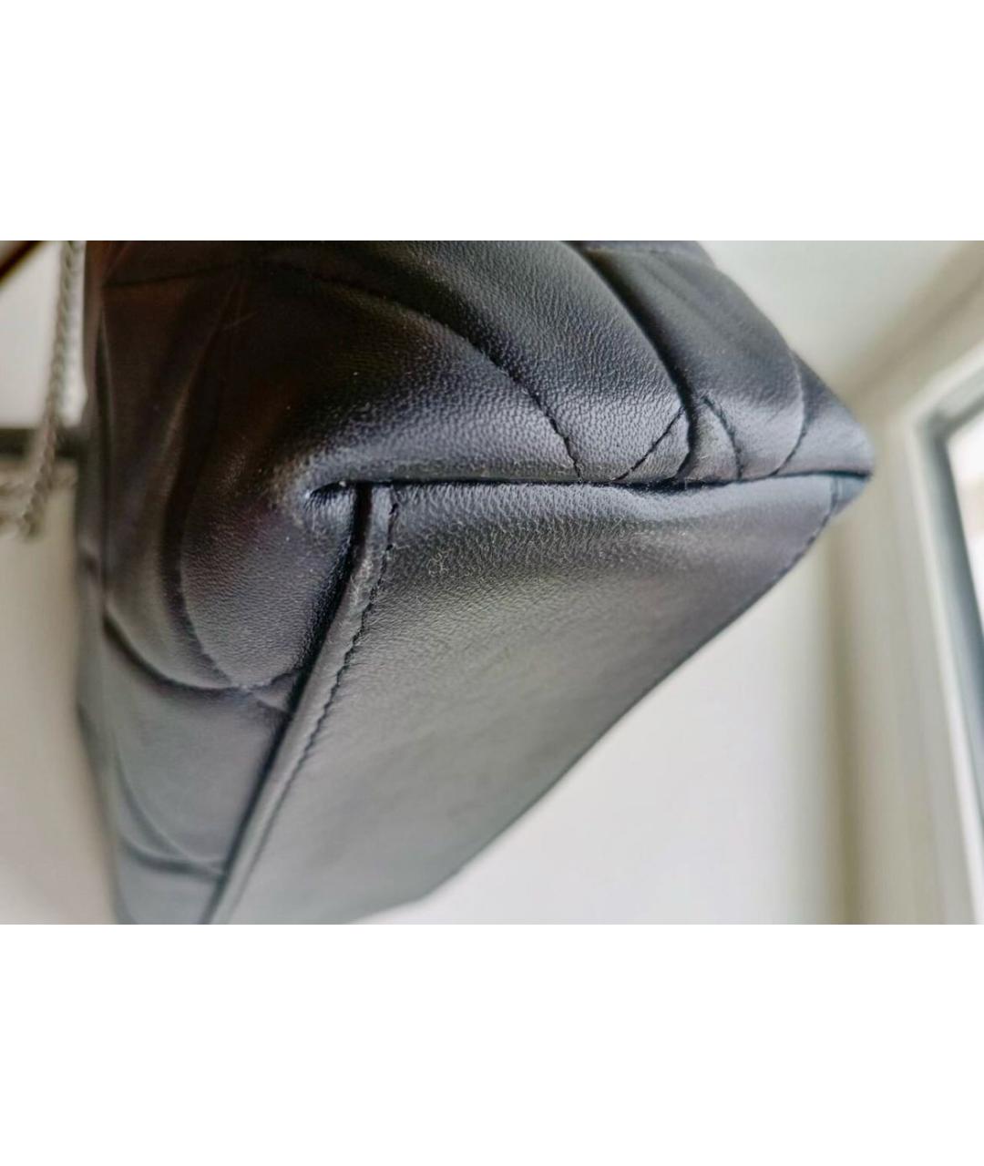 PRADA Черная кожаная сумка через плечо, фото 8