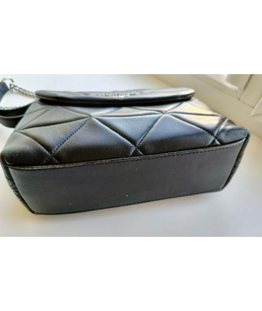 PRADA Черная кожаная сумка через плечо, фото 3