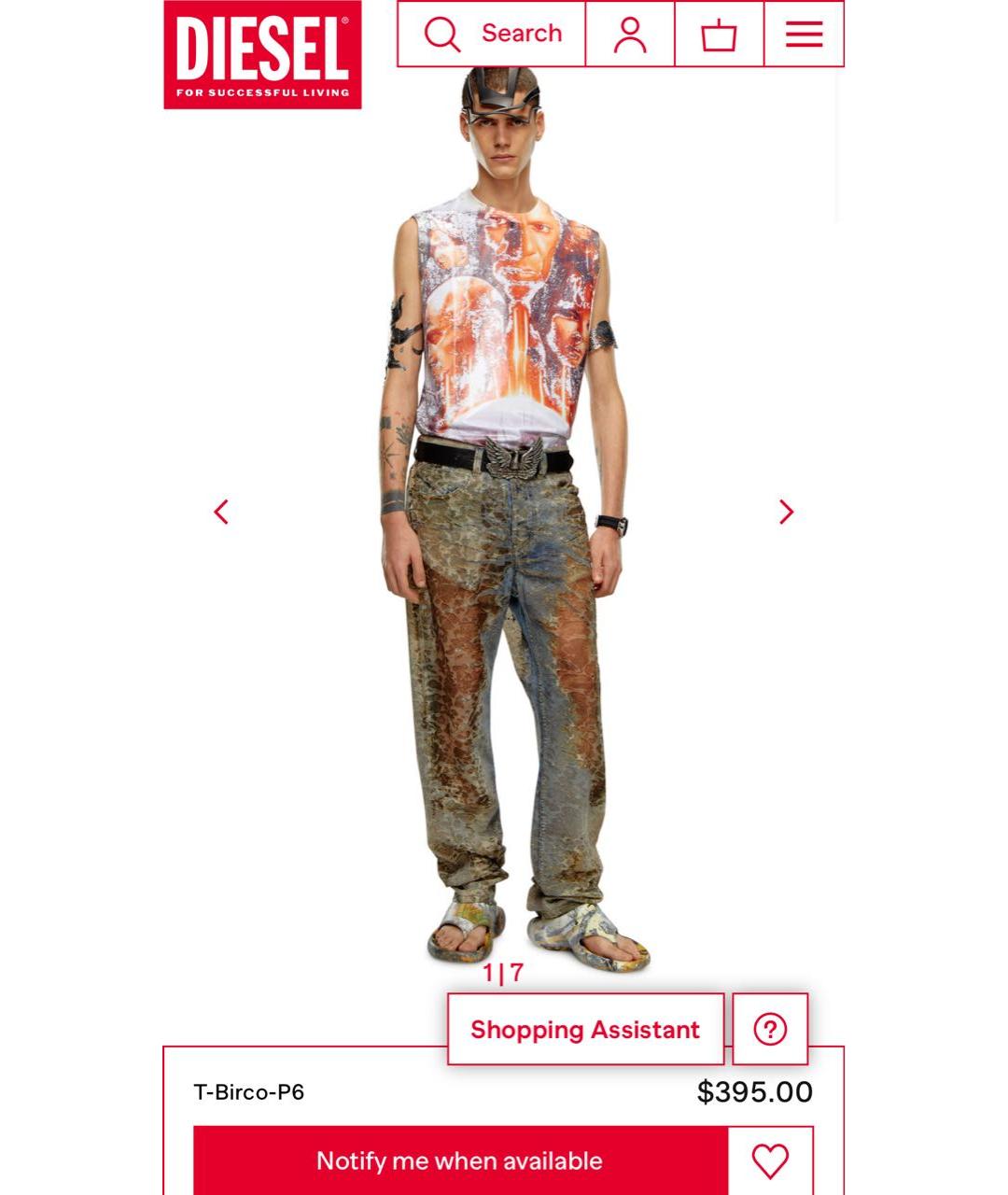 DIESEL Мульти майка, фото 6