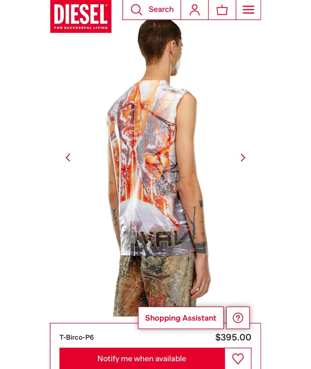 DIESEL Мульти майка, фото 4