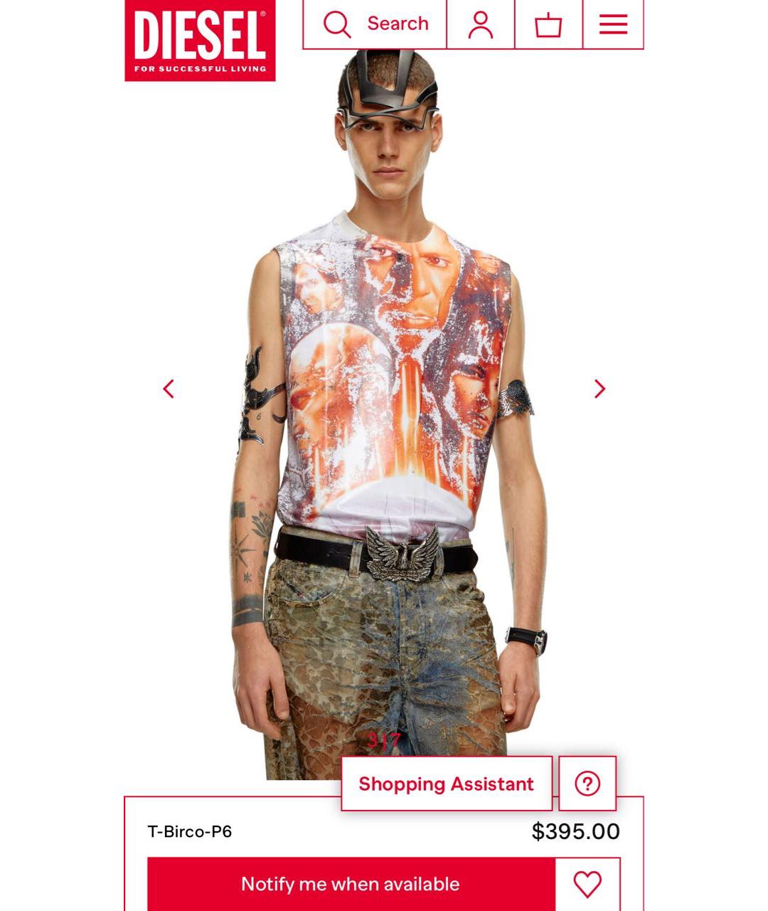 DIESEL Мульти майка, фото 7