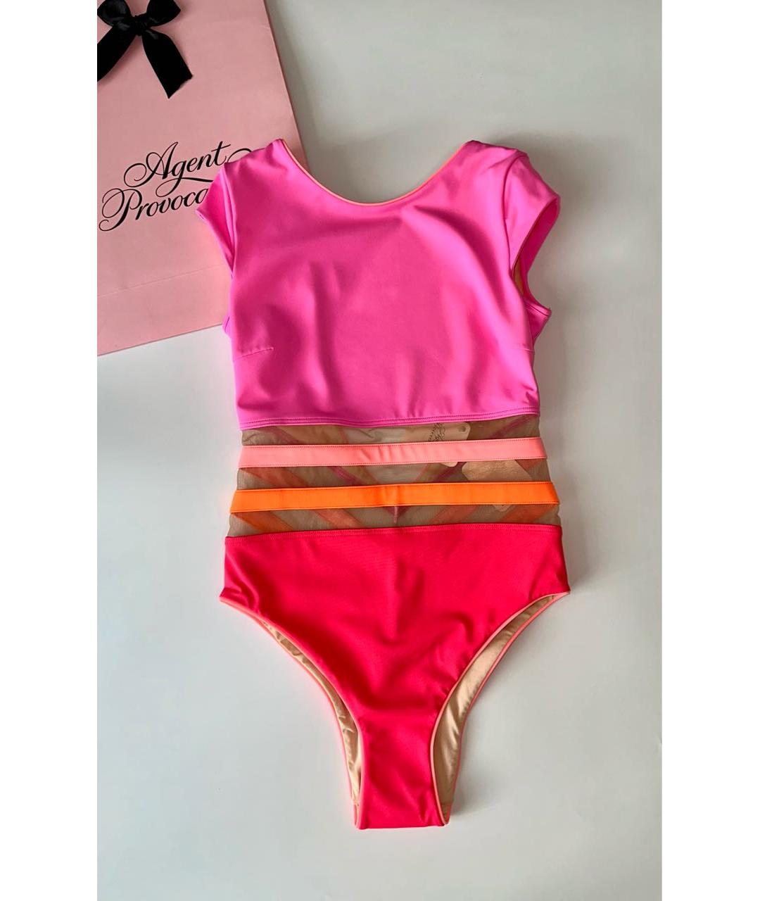 AGENT PROVOCATEUR Розовый синтетический купальник, фото 9