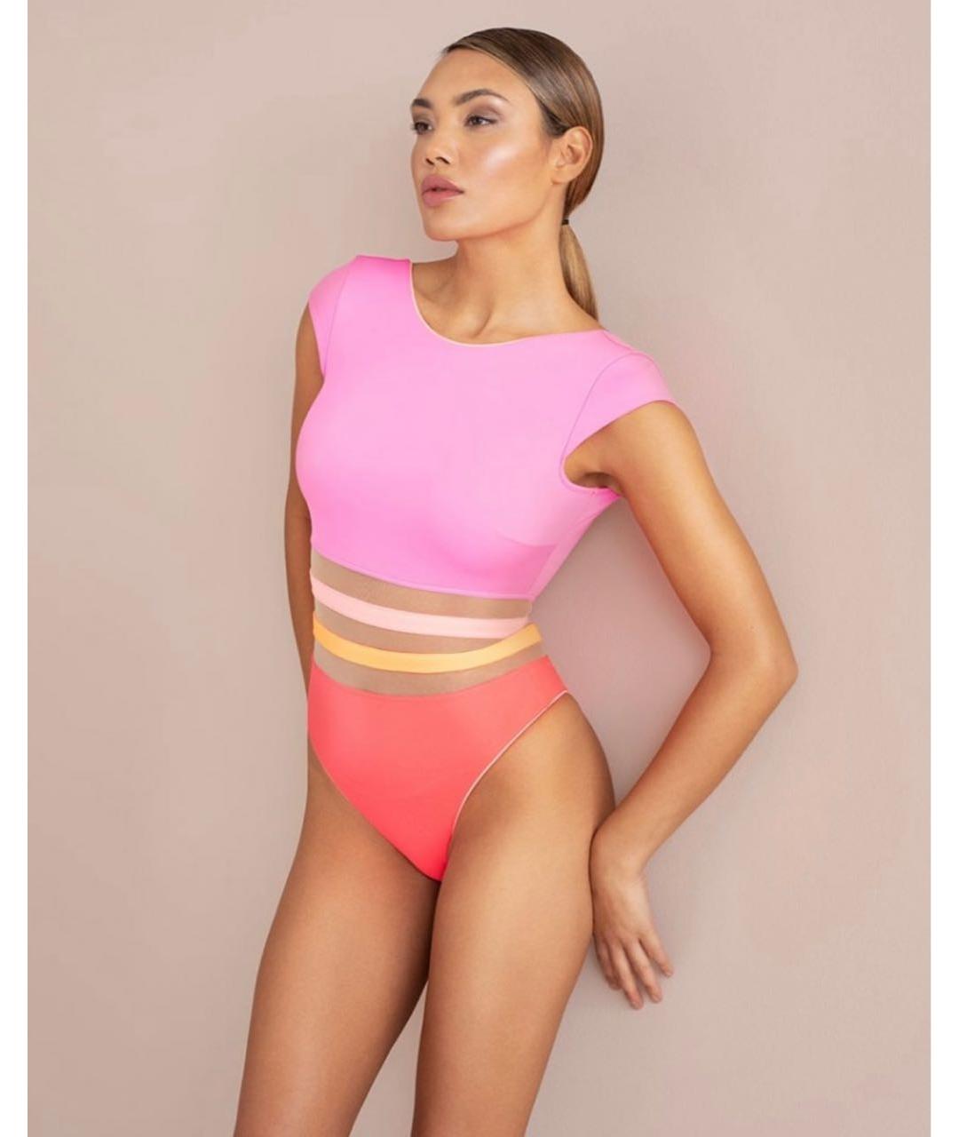 AGENT PROVOCATEUR Розовый синтетический купальник, фото 2