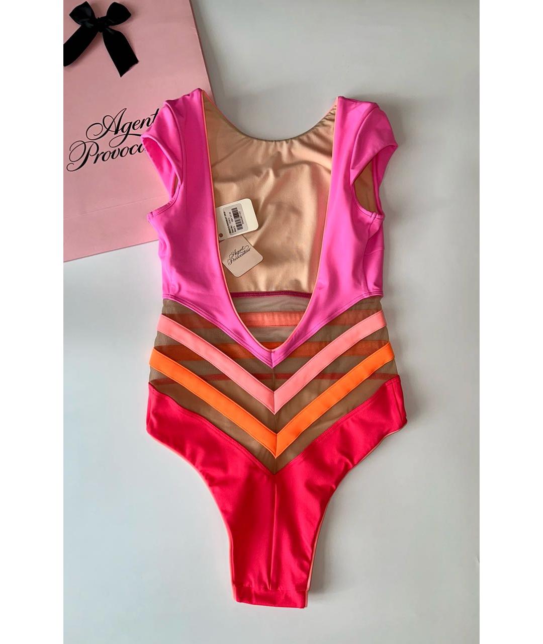 AGENT PROVOCATEUR Розовый синтетический купальник, фото 6