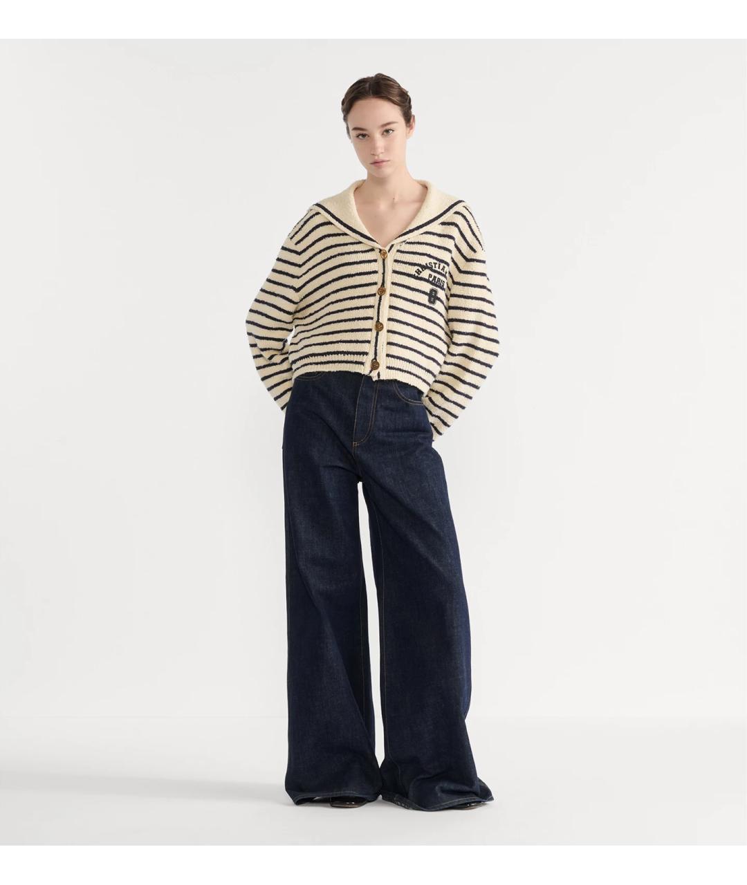 CHRISTIAN DIOR Бежевый хлопковый кардиган, фото 2