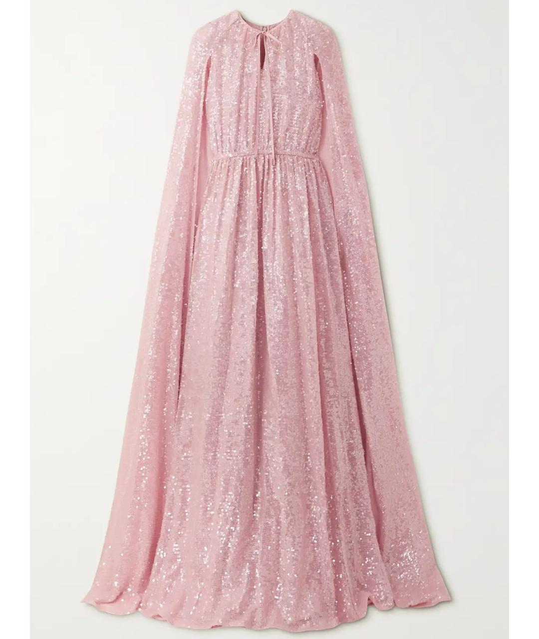 ERDEM Розовое вискозное коктейльное платье, фото 4