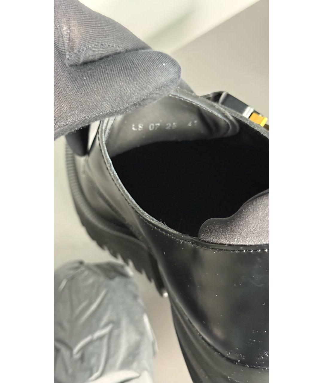 CHRISTIAN DIOR Черные кожаные туфли, фото 7
