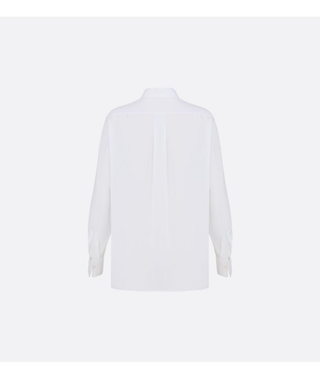 CHRISTIAN DIOR Белая хлопковая блузы, фото 2