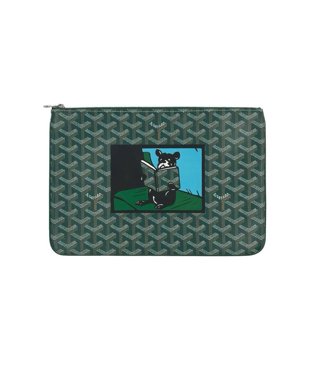 GOYARD Зеленая папка для документов, фото 1