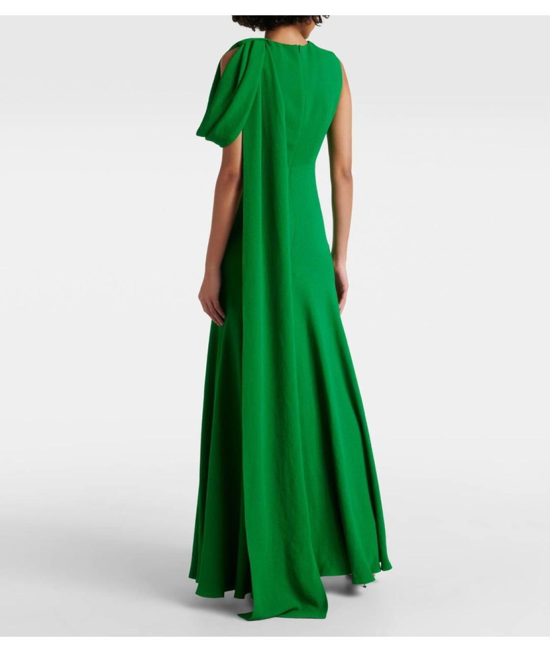 ERDEM Зеленые полиэстеровое коктейльное платье, фото 5