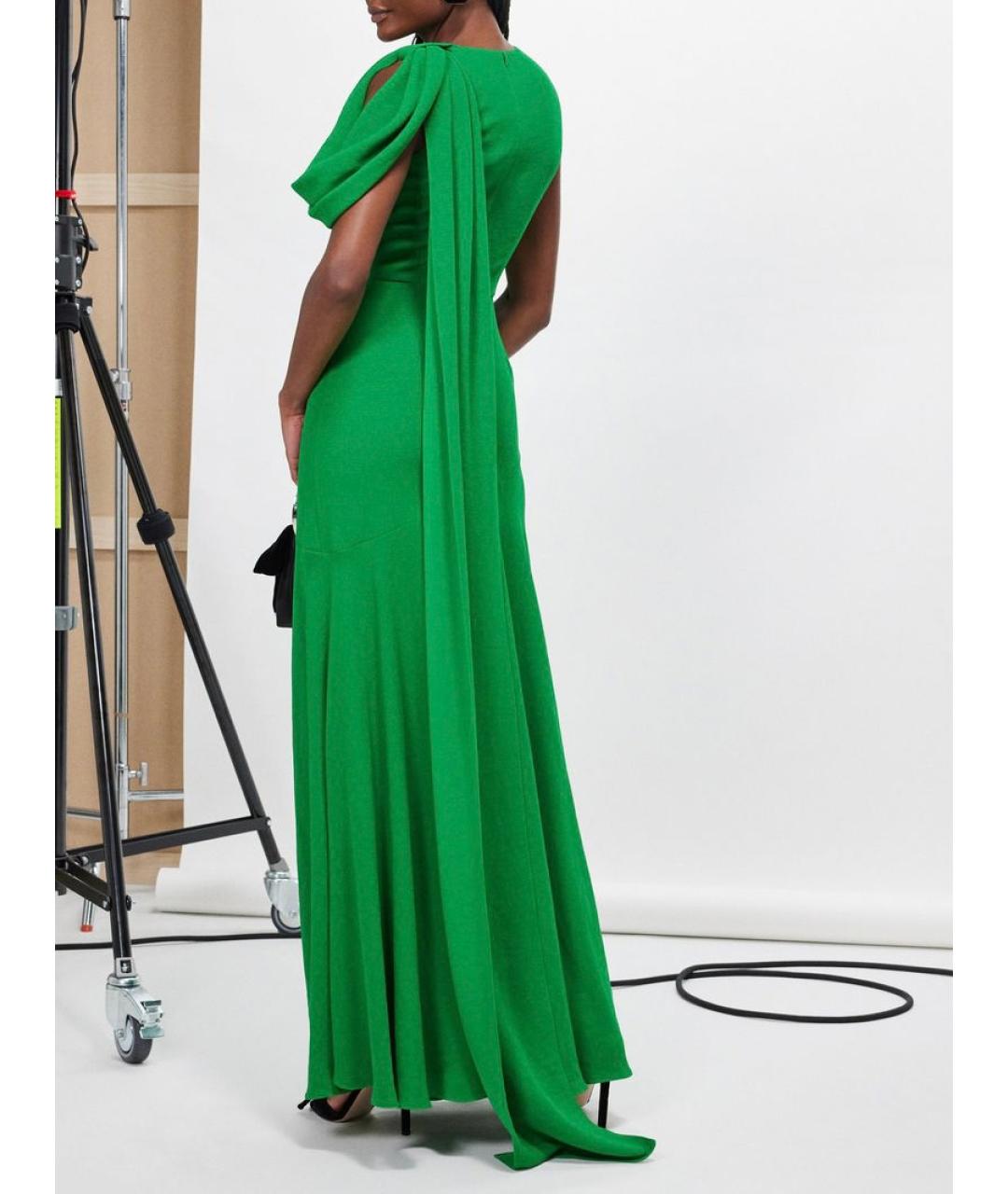 ERDEM Зеленые полиэстеровое коктейльное платье, фото 8