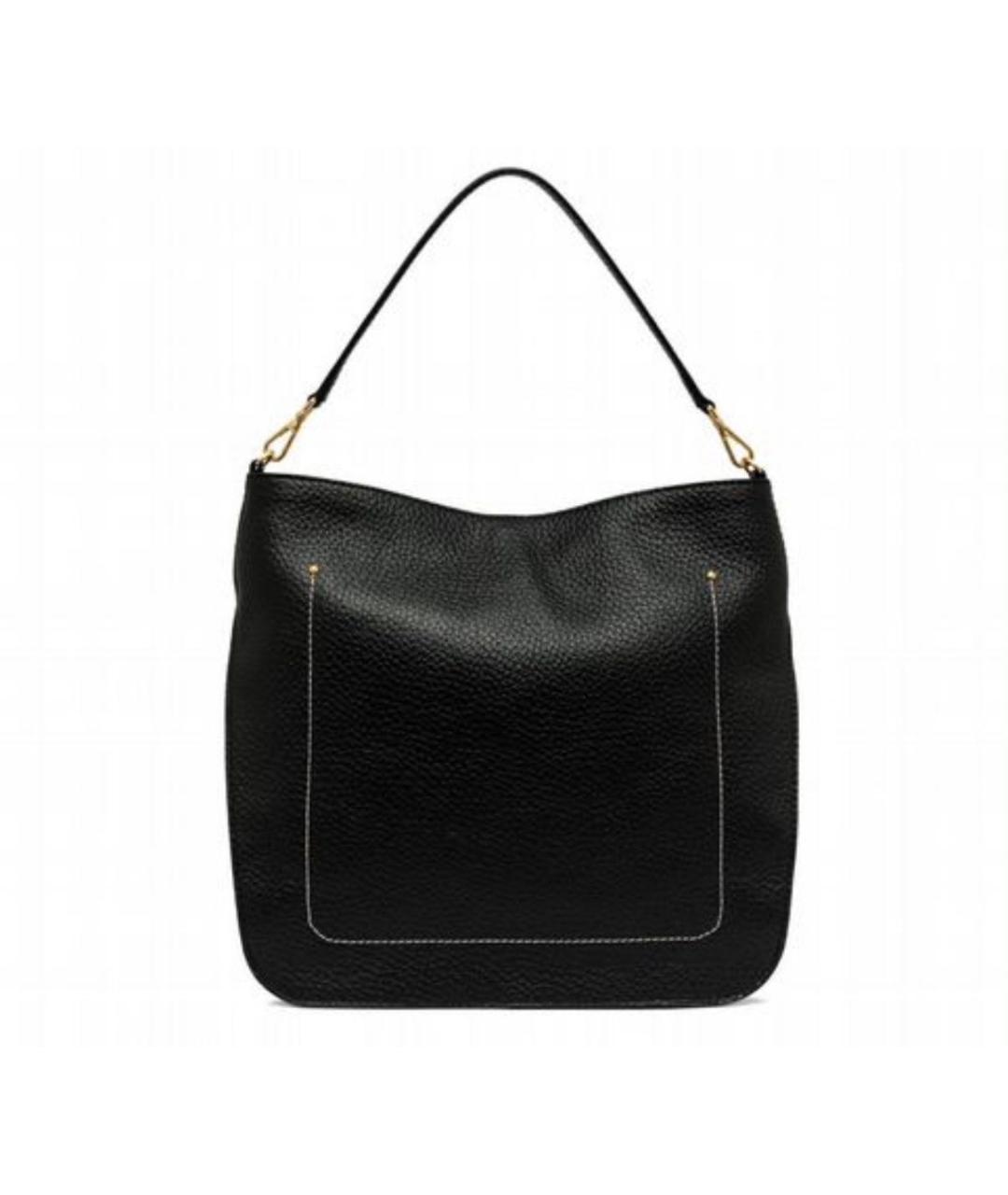 Gianni Chiarini Черная кожаная сумка тоут, фото 3