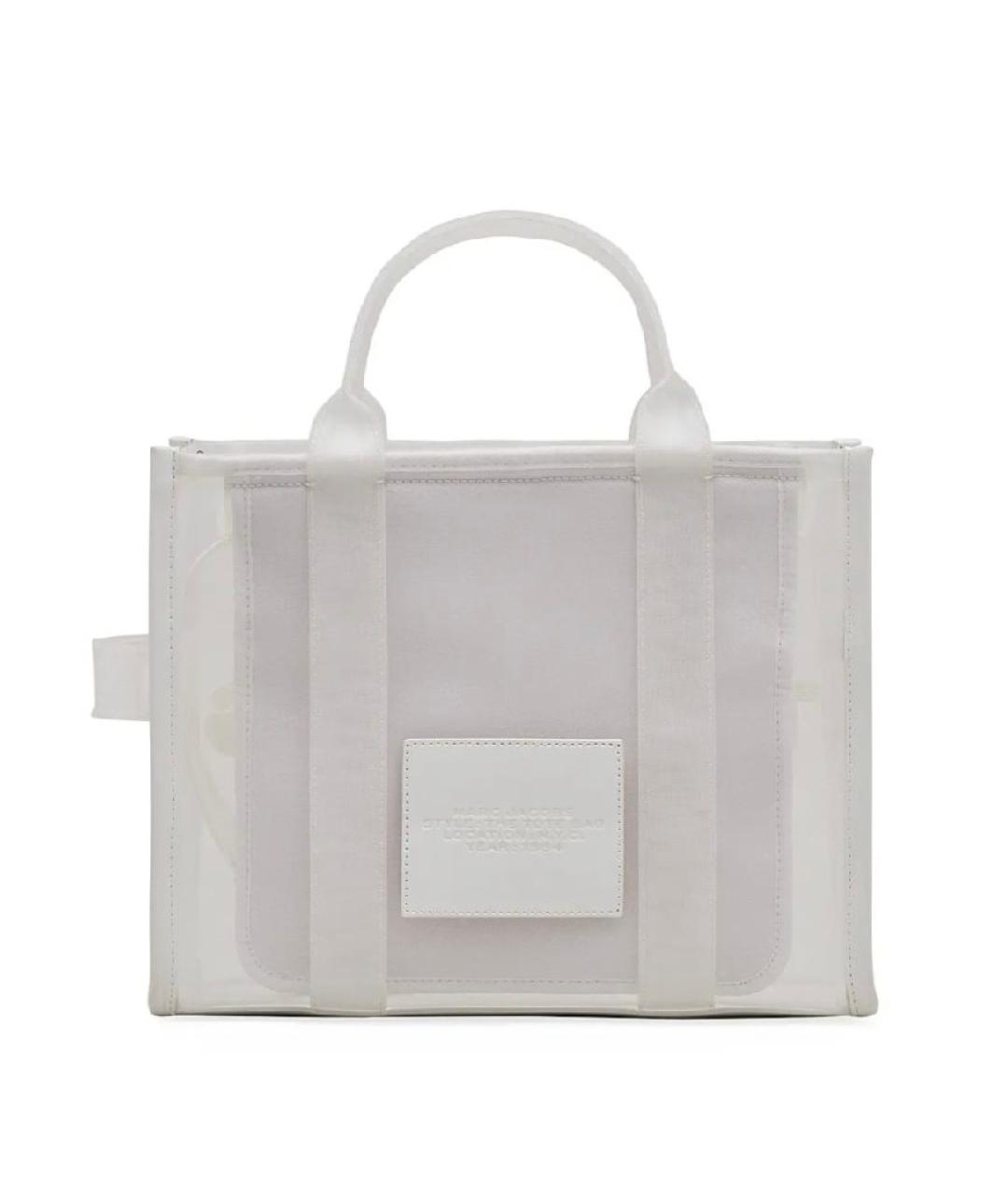 MARC JACOBS Белая тканевая сумка с короткими ручками, фото 2