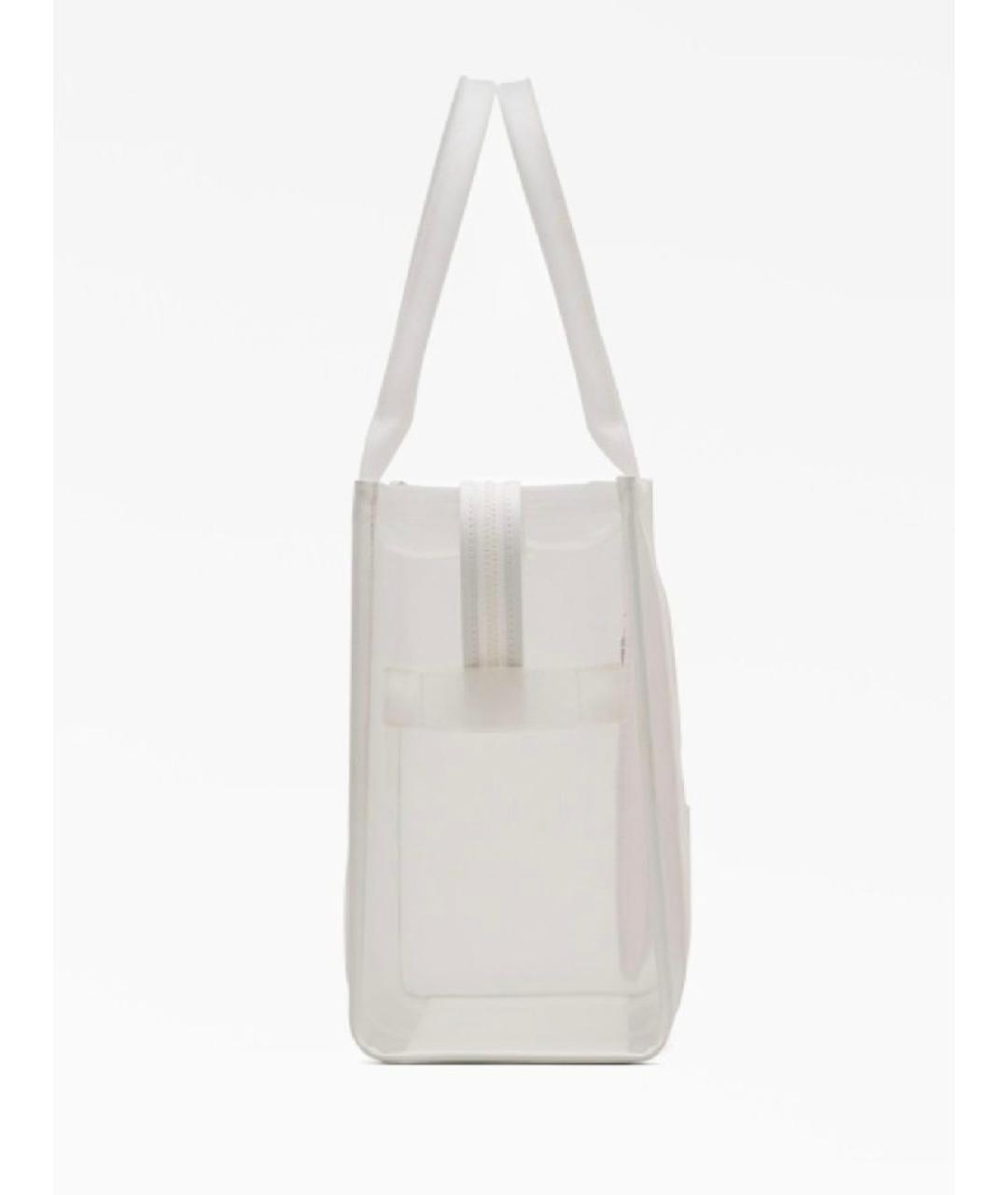 MARC JACOBS Белая тканевая сумка с короткими ручками, фото 3