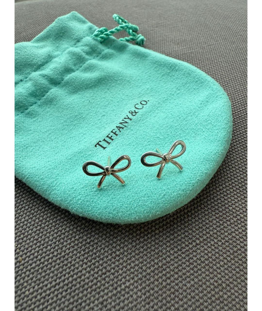 TIFFANY&CO Серебряные серебряные серьги, фото 2