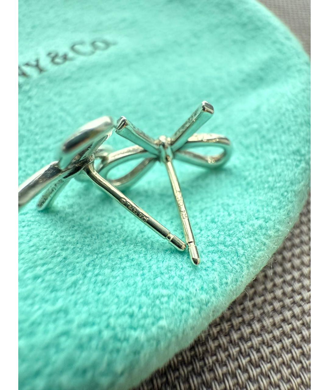 TIFFANY&CO Серебряные серебряные серьги, фото 3