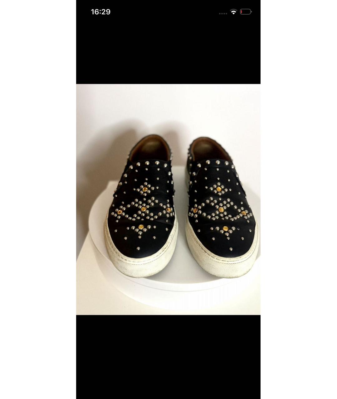 GIVENCHY Черные кожаные слипоны, фото 3