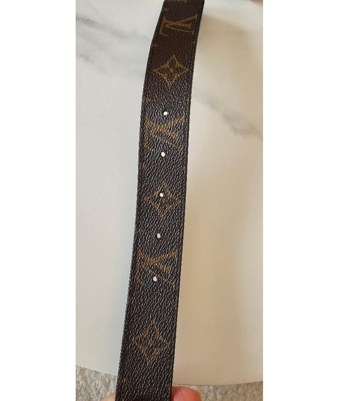 LOUIS VUITTON Коричневый ремень, фото 7