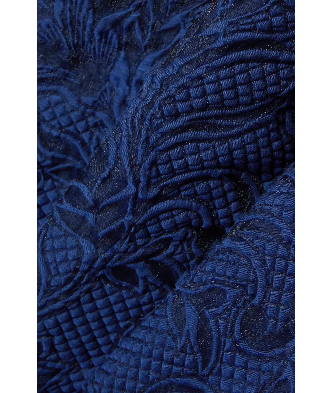 ERDEM Синее хлопковое коктейльное платье, фото 4