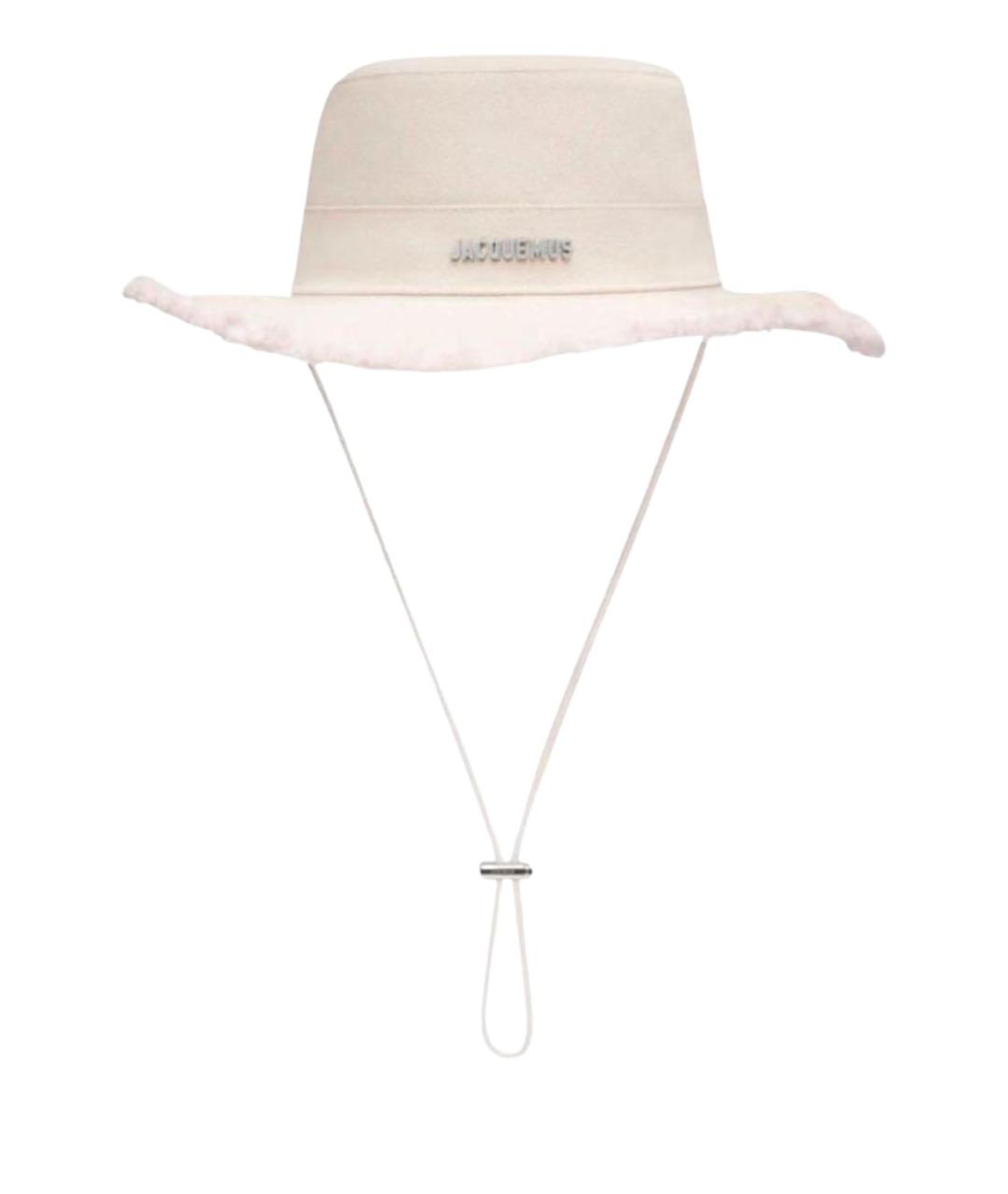 JACQUEMUS Бежевая хлопковая панама, фото 1