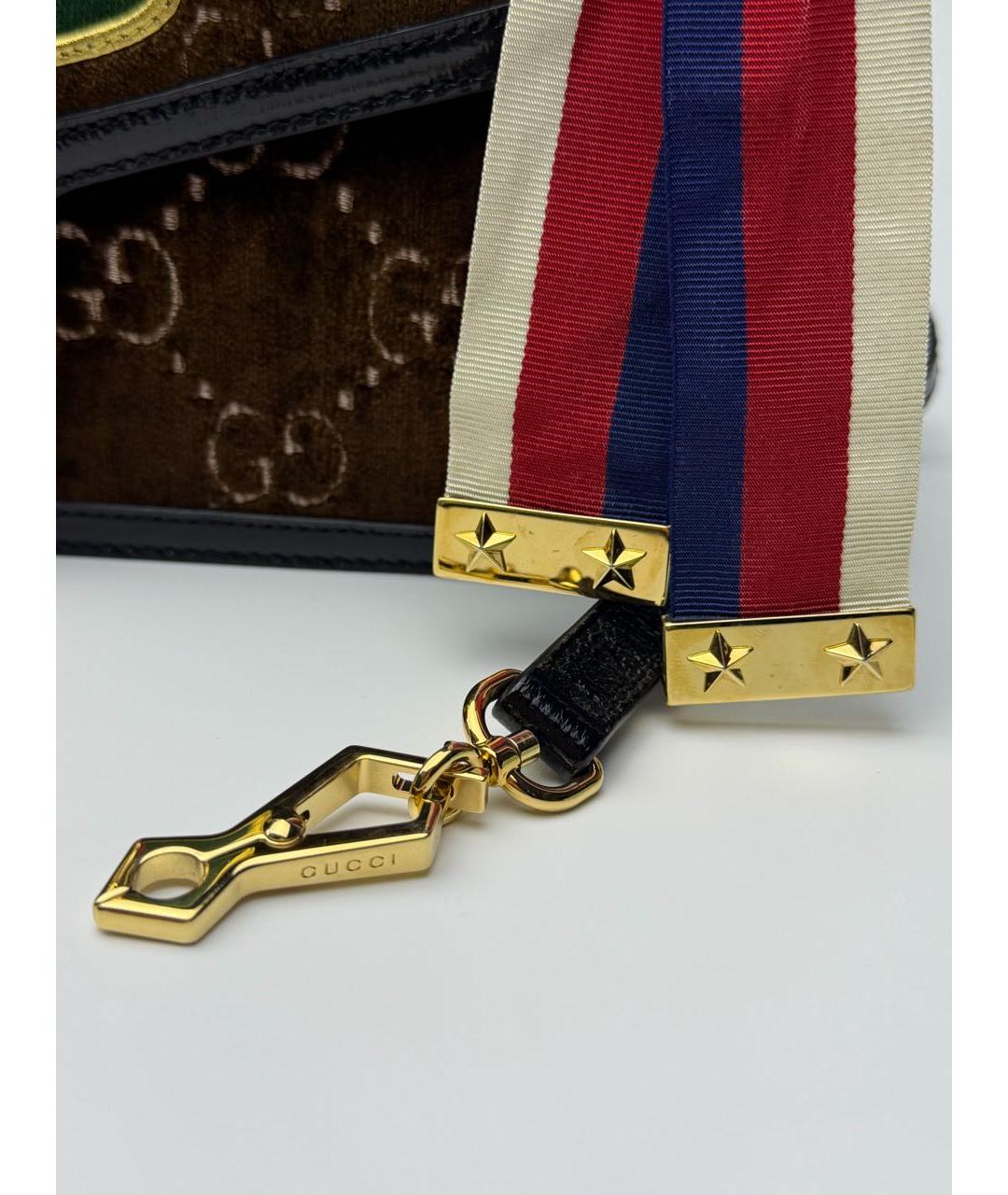 GUCCI Коричневая сумка через плечо, фото 5