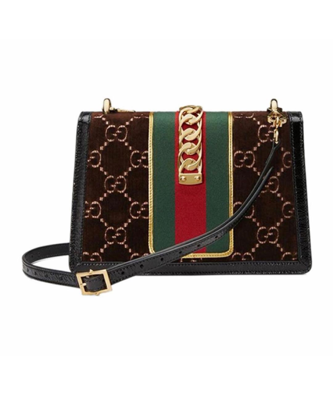 GUCCI Коричневая сумка через плечо, фото 3