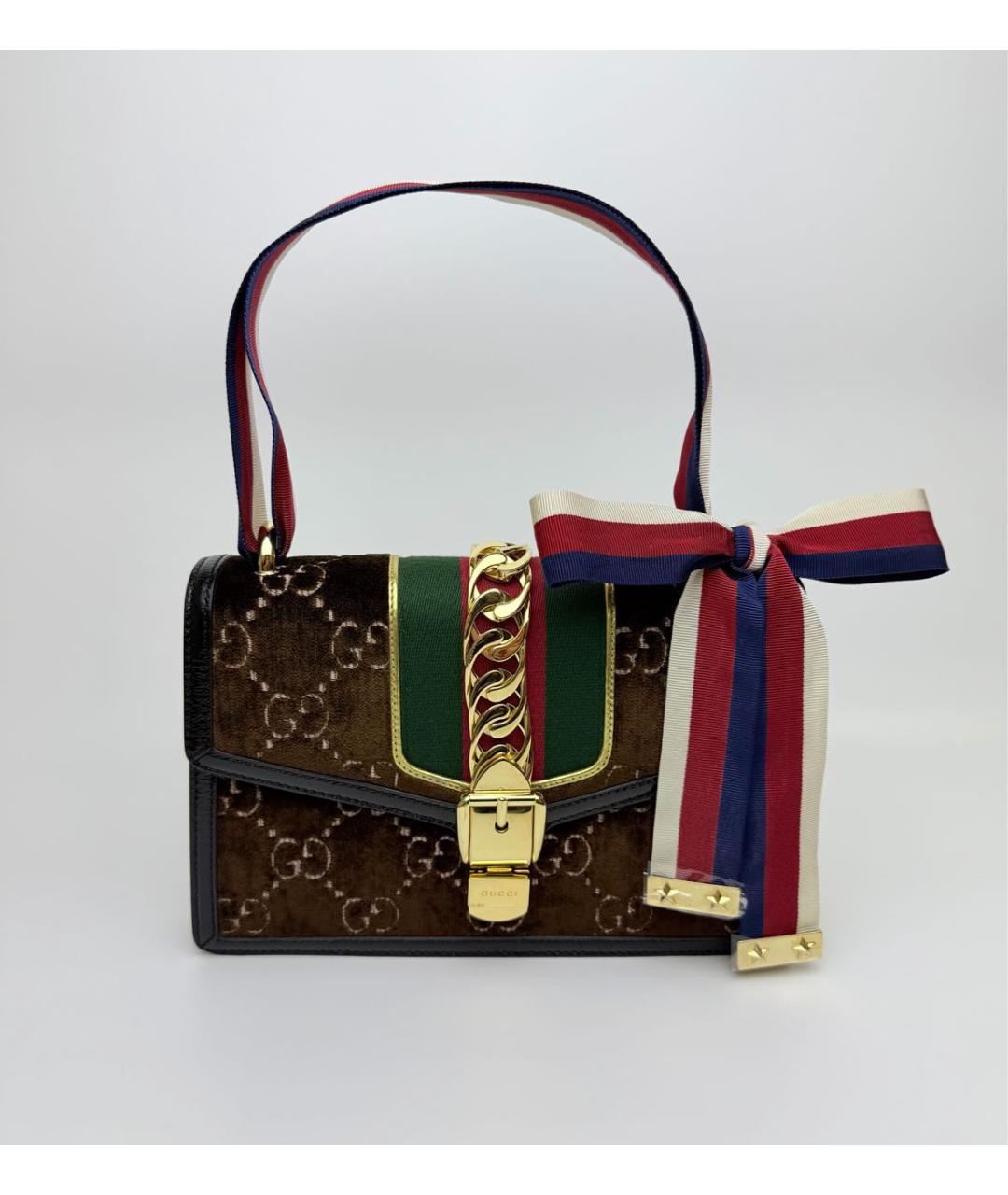 GUCCI Коричневая сумка через плечо, фото 3