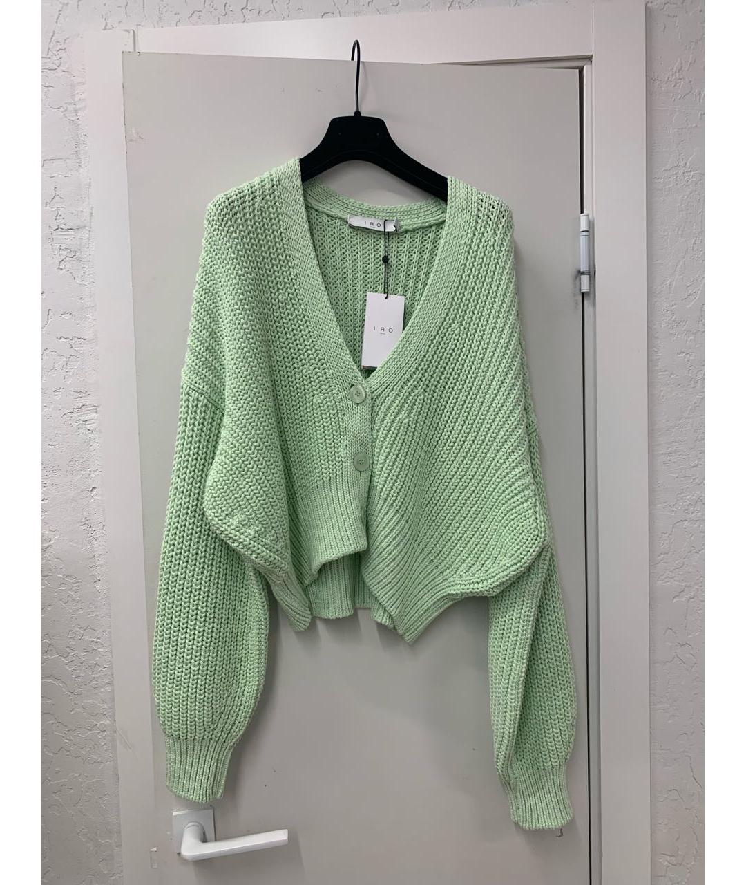 IRO Салатовый полиэстеровый кардиган, фото 6