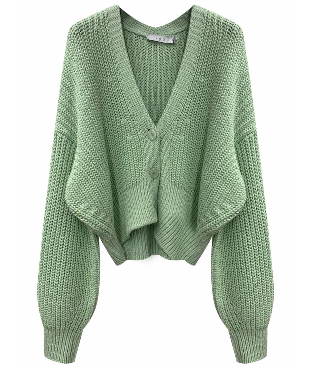 IRO Салатовый полиэстеровый кардиган, фото 1