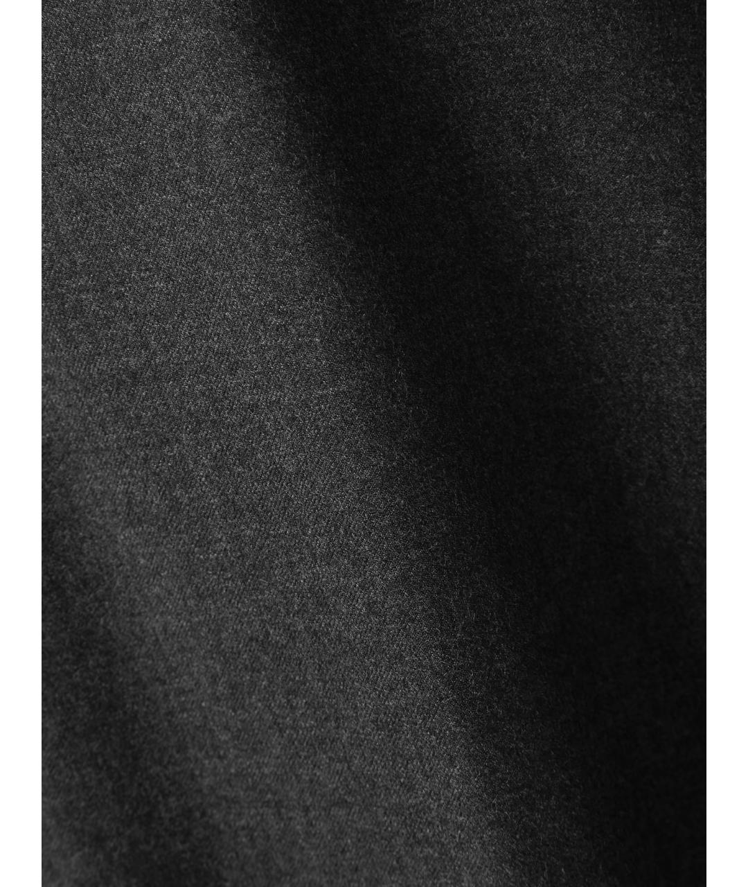 THE ROW Серое шерстяное коктейльное платье, фото 5