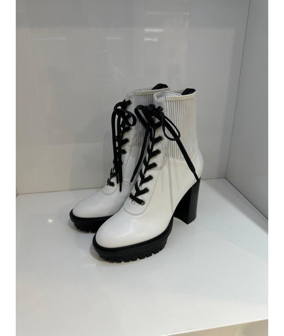 GIANVITO ROSSI Белые ботинки, фото 2