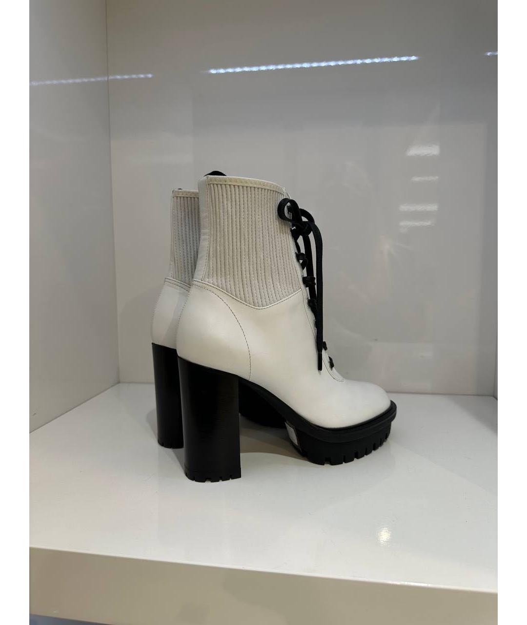 GIANVITO ROSSI Белые ботинки, фото 3