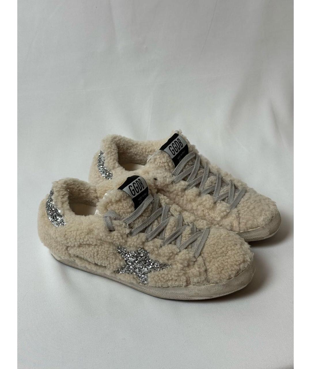 GOLDEN GOOSE DELUXE BRAND Бежевые кеды, фото 2