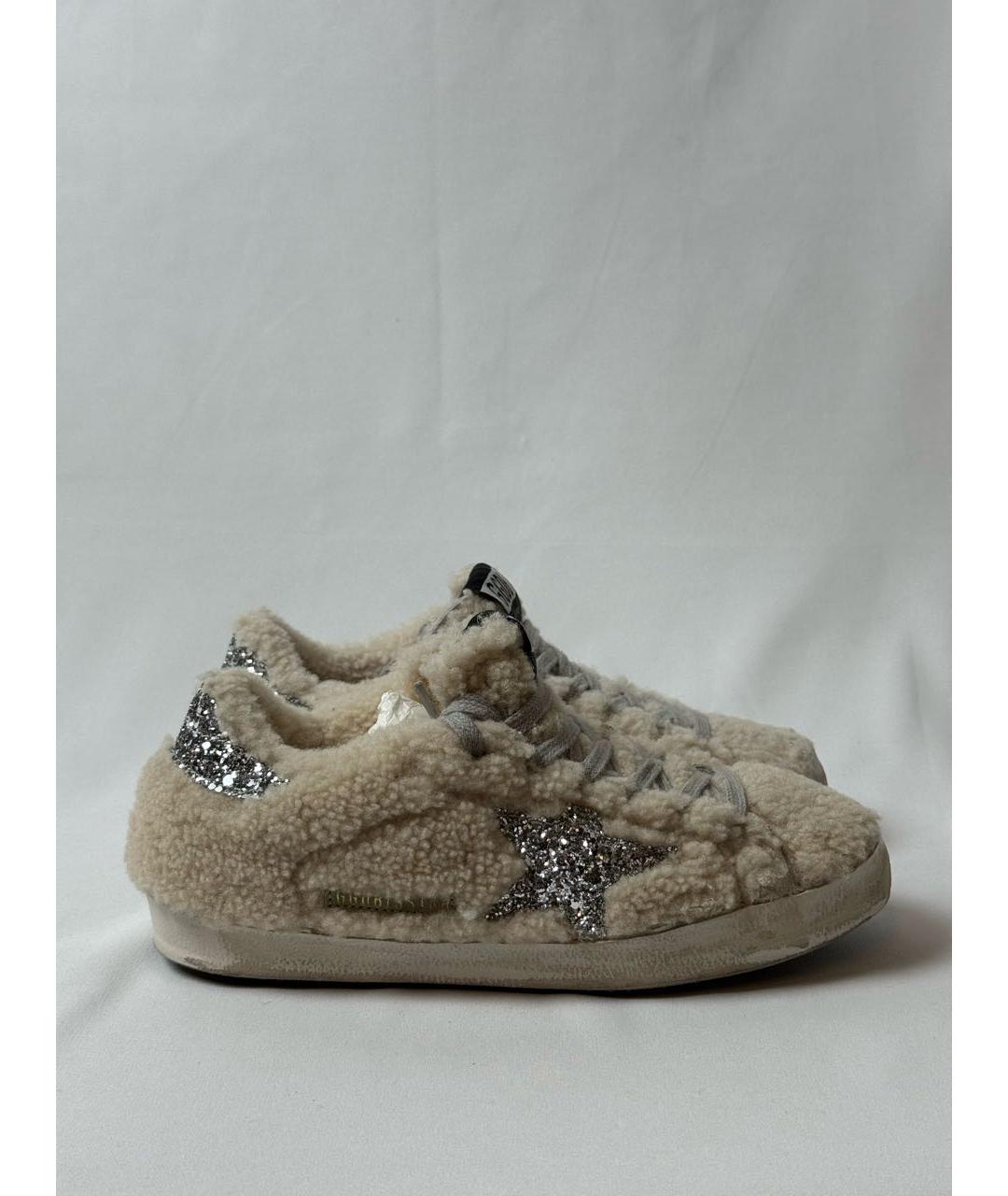 GOLDEN GOOSE DELUXE BRAND Бежевые кеды, фото 9