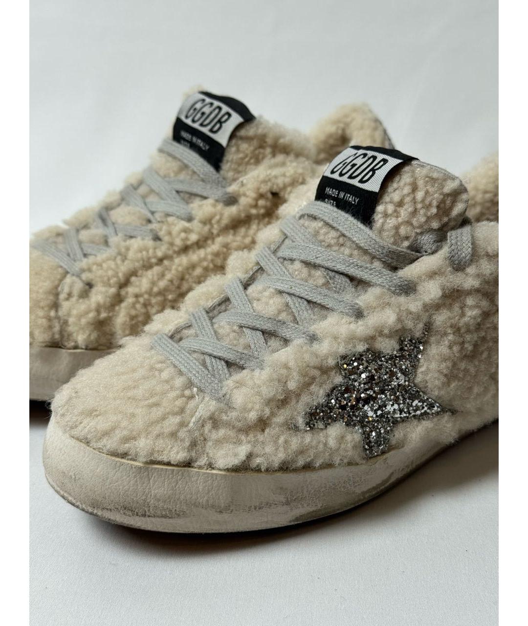 GOLDEN GOOSE DELUXE BRAND Бежевые кеды, фото 3