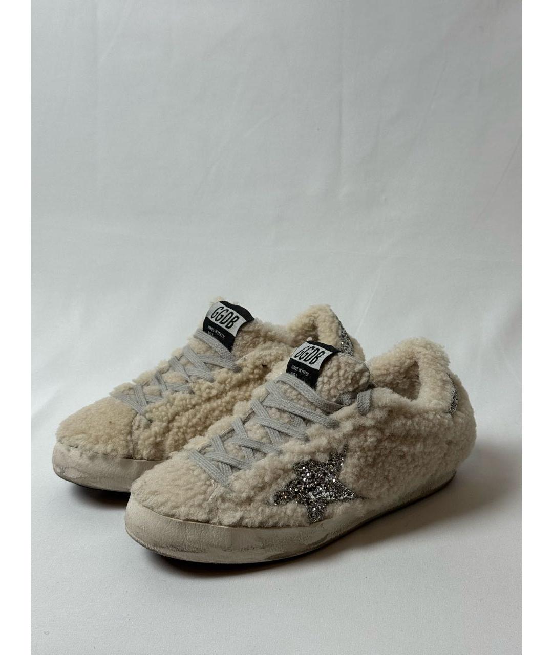 GOLDEN GOOSE DELUXE BRAND Бежевые кеды, фото 4