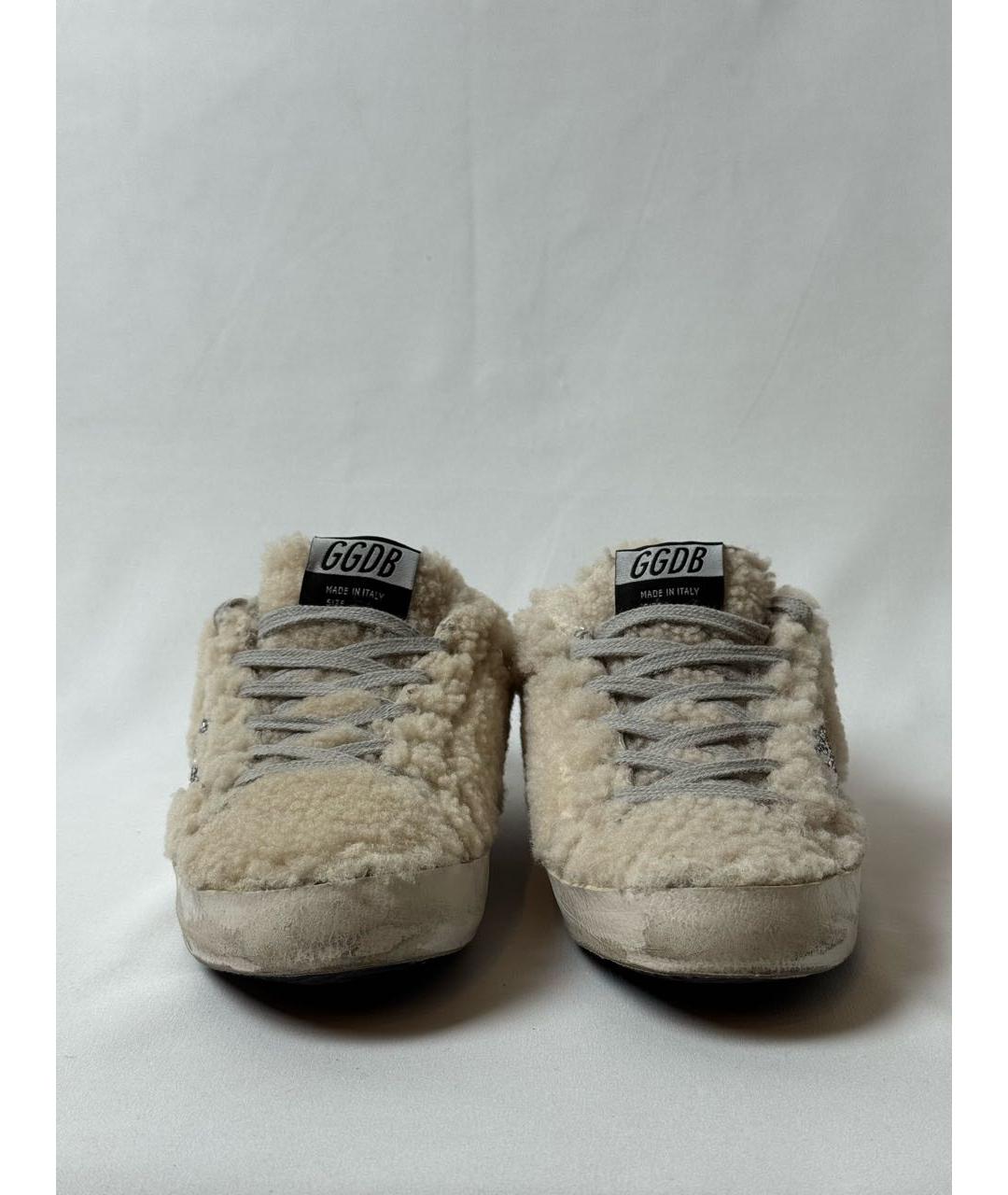 GOLDEN GOOSE DELUXE BRAND Бежевые кеды, фото 5