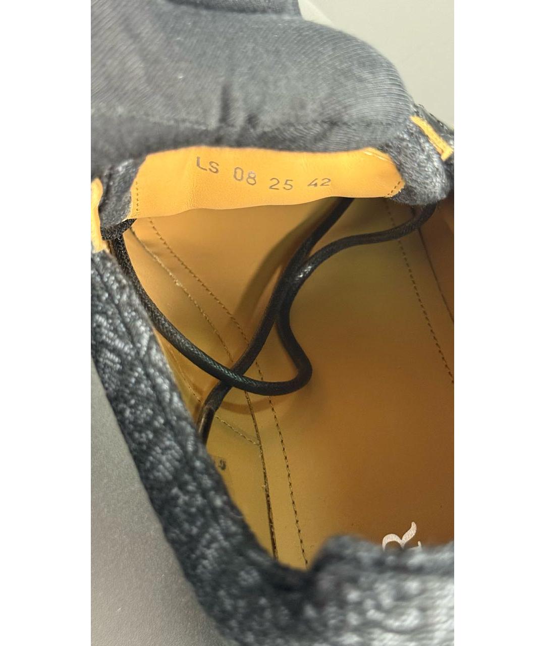 CHRISTIAN DIOR Черные кожаные низкие ботинки, фото 8