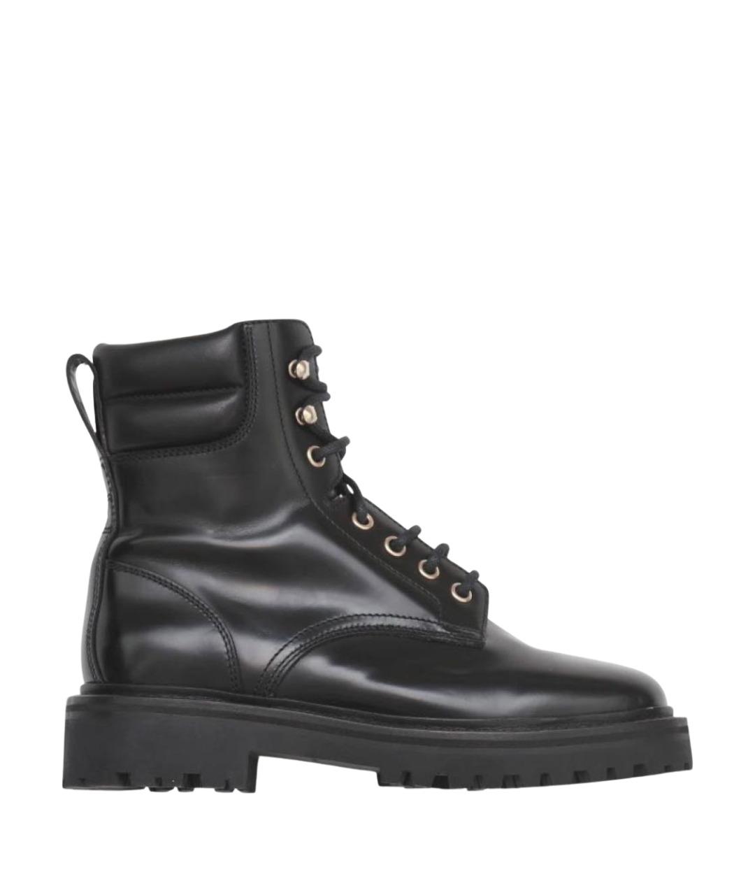 ISABEL MARANT Черные кожаные ботинки, фото 1