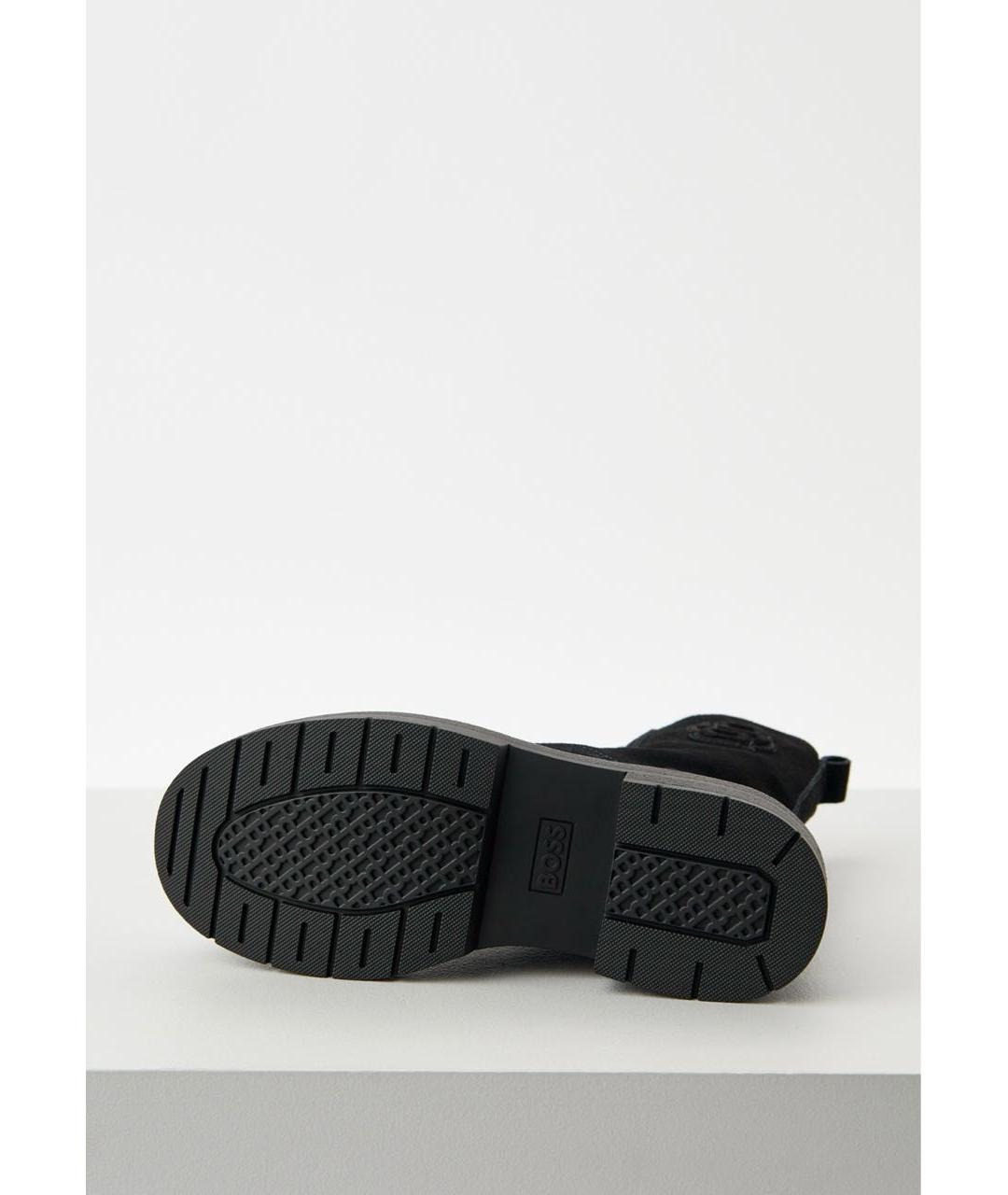 HUGO BOSS Черные замшевые ботинки, фото 5