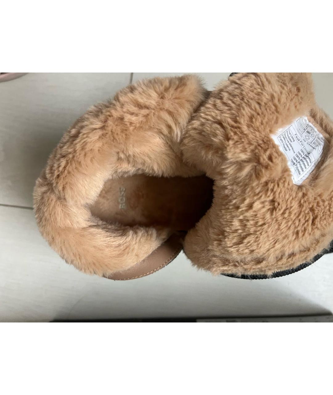 HUGO BOSS Черные замшевые ботинки, фото 2