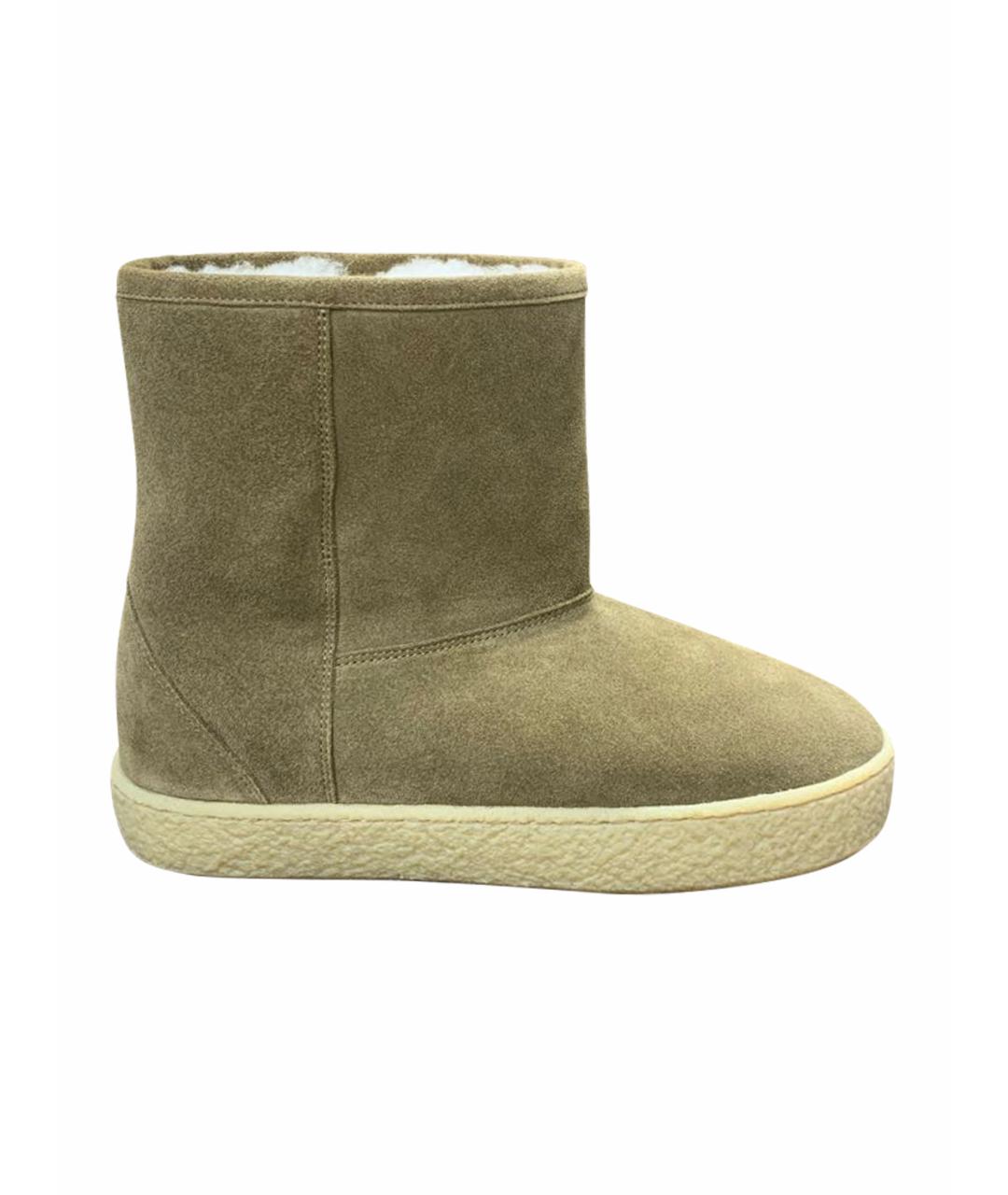 ISABEL MARANT Коричневые замшевые полусапоги, фото 1