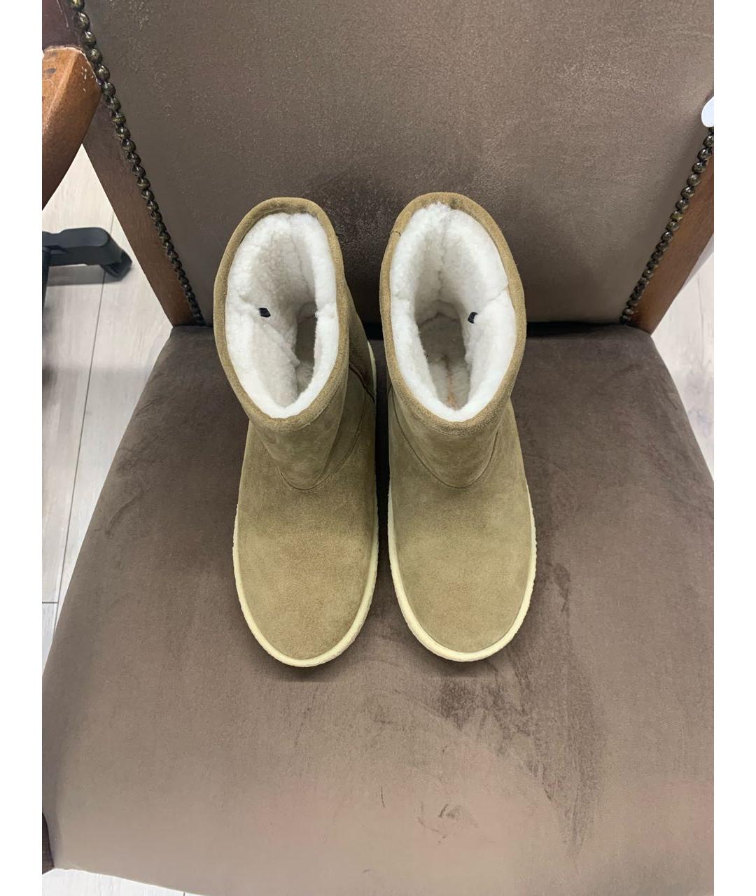 ISABEL MARANT Коричневые замшевые полусапоги, фото 3