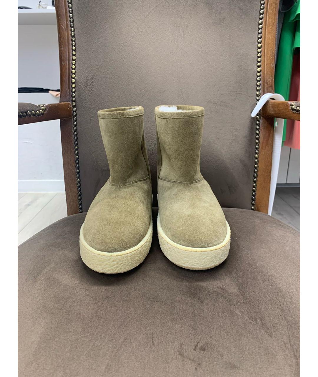 ISABEL MARANT Коричневые замшевые полусапоги, фото 2