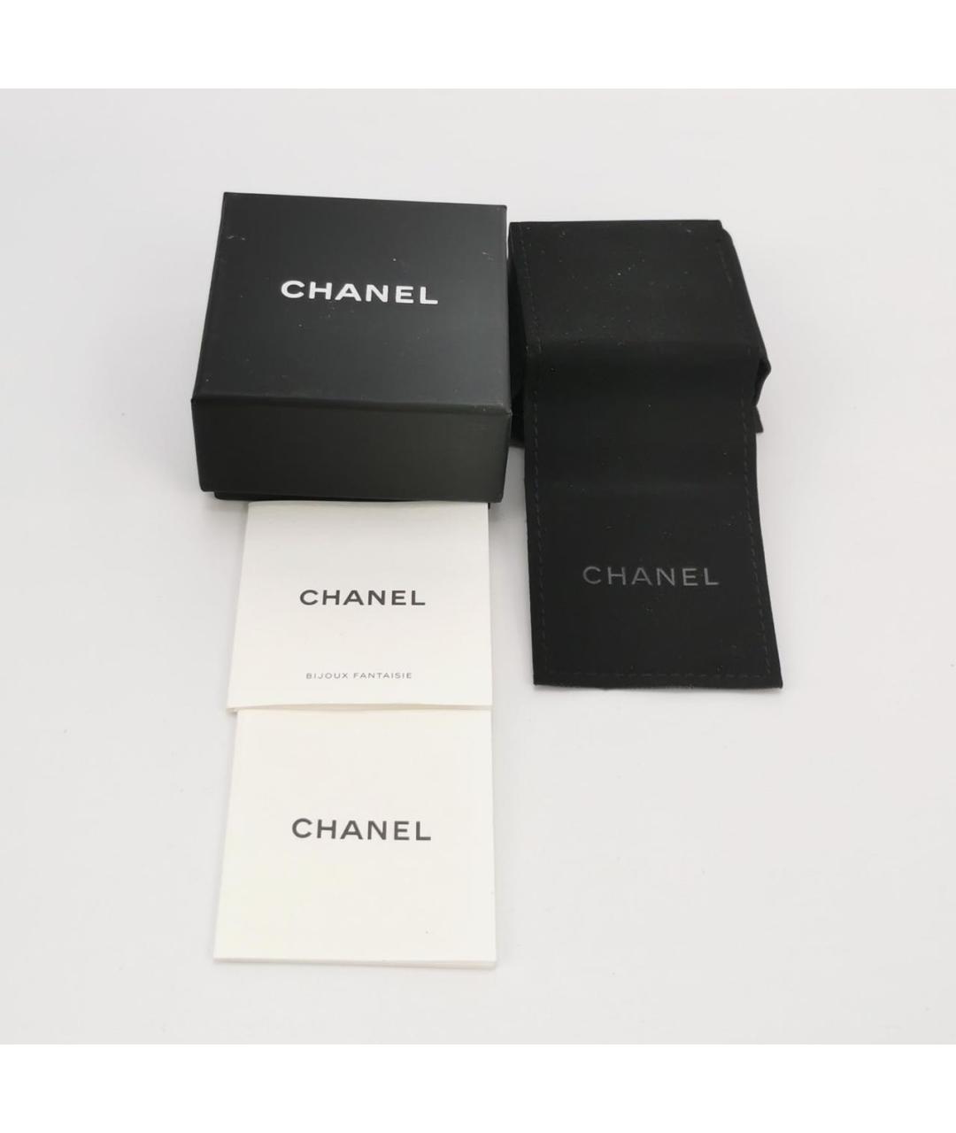 CHANEL Золотые серьги, фото 8