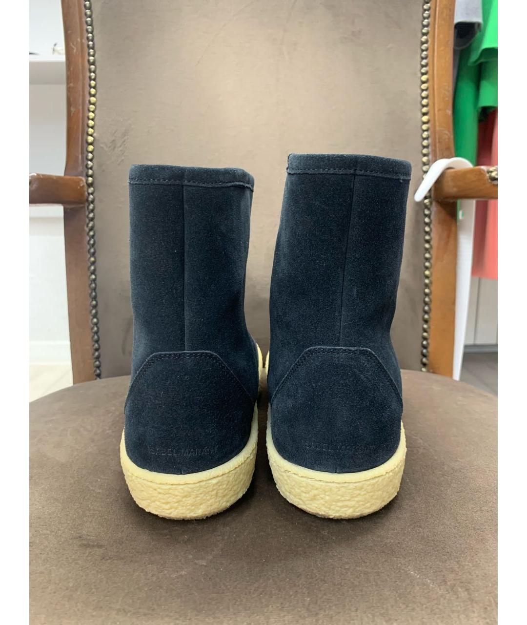 ISABEL MARANT Черные замшевые сапоги, фото 4