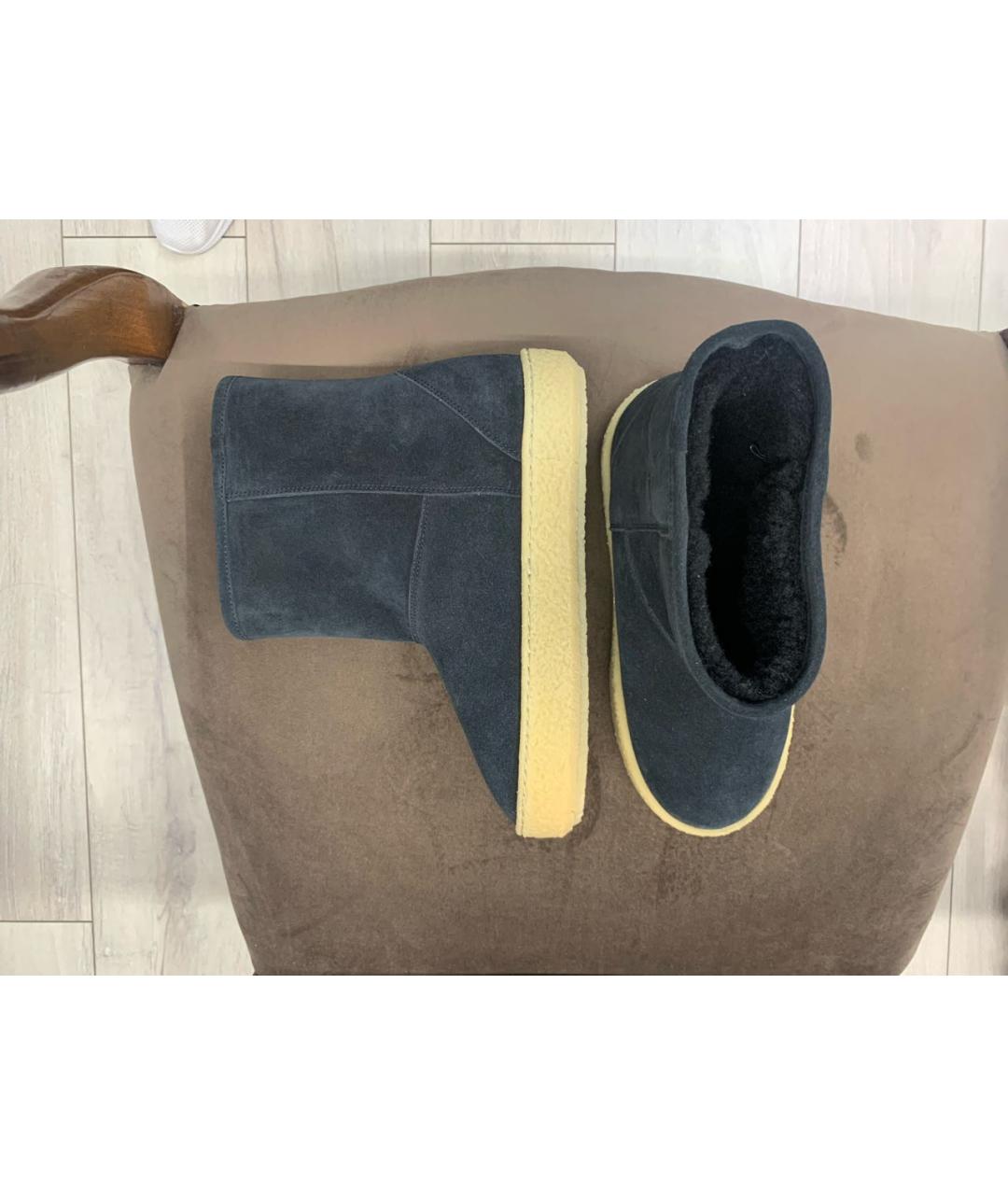 ISABEL MARANT Черные замшевые сапоги, фото 5