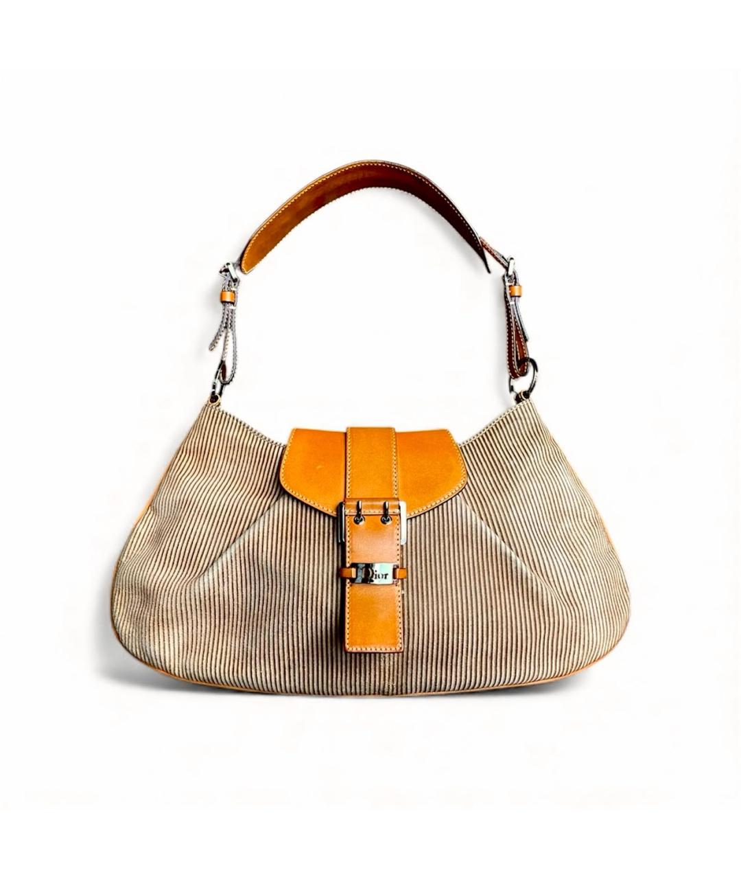 CHRISTIAN DIOR Мульти замшевая сумка с короткими ручками, фото 2