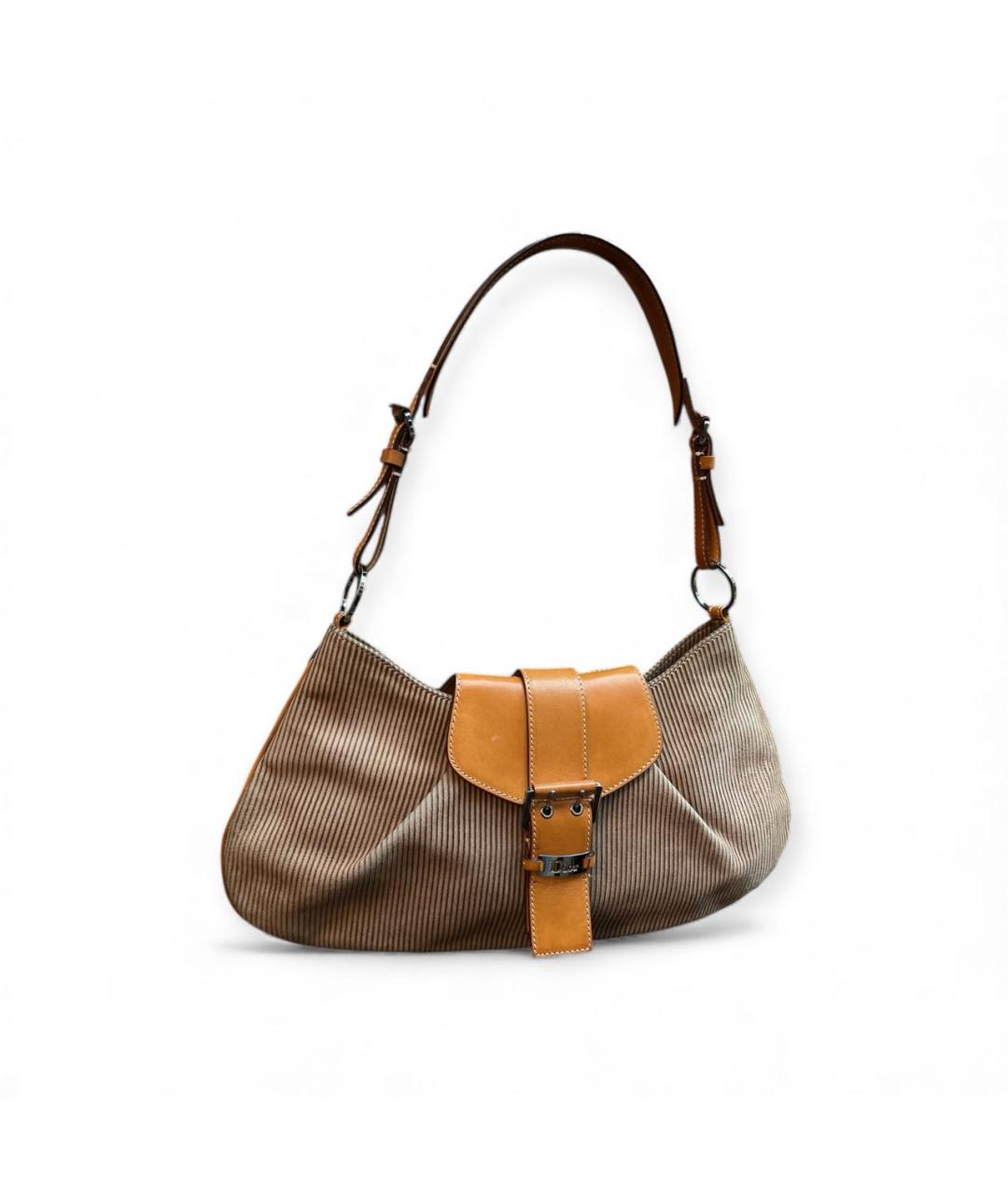 CHRISTIAN DIOR Мульти замшевая сумка с короткими ручками, фото 5