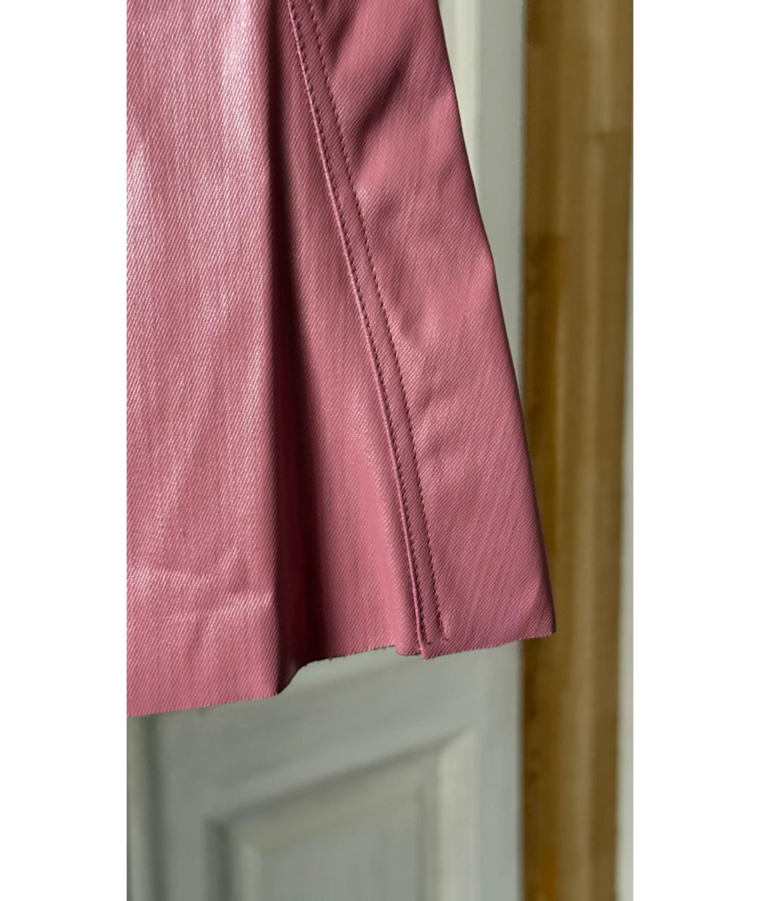 RICK OWENS Розовый хлопковый корсет, фото 4